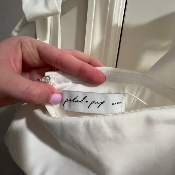 Petal & Pup White Lace Bow Dress - Picture 5 of 5